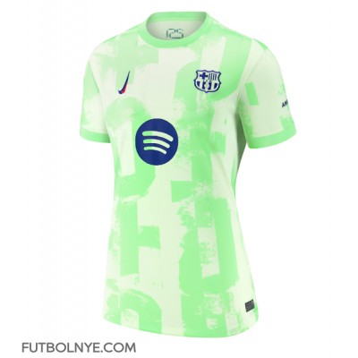 Camiseta Barcelona Eric Garcia #24 Tercera Equipación para mujer 2024-25 manga corta Camiseta Barcelona Eric Garcia #24 Tercera Equipación para mujer 2024-25 manga corta